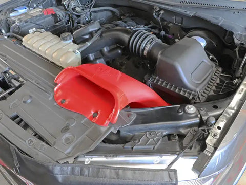 aFe 52-10010SR Rapid Induction Dynamic Air Scoop 2021+ Ford F-150V6/V8 - Red