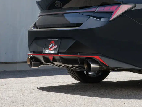 aFe 49-37028-P POWER Takeda 22-23 Hyundai Elantra L4-2.0L (t) 3in 304 SS Cat-Back Exhaust w/ Polished Tips