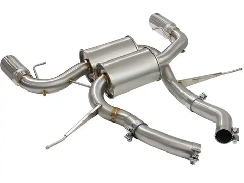 aFe 49-36327-P MACHForce XP 2.5in Axle Back Stainless Exhaust w/ Polished Tips 07-13 BMW 335i 3.0L L6 (E90/92)