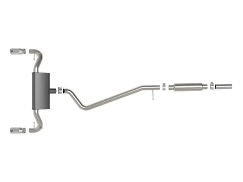 aFe 49-33142-P Ford Bronco Sport 21-22 L3-1.5L (t)/L4-2.0L (t) Vulcan Cat-Back Exhaust System-Polished Tips