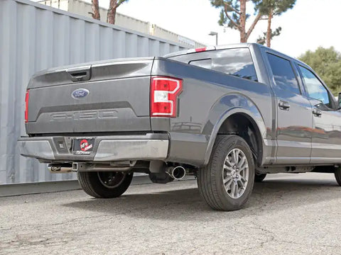 aFe 49-33123-P Gemini XV 3in 304 SS Cat-Back Exhaust 15-20 Ford F-150 V6 2.7L/3.5 w/ Polished Tips