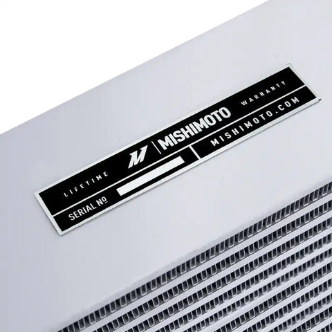 Mishimoto Heavy-Duty Oil Cooler - 10" Same-Side Outlets - Silver