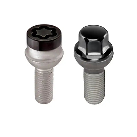 McGard 5 Lug Hex Install Kit w/Locks (Radius Seat Bolt) M14X1.5 / 17mm 26.3mm Shank L. - Black