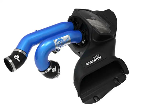 aFe 50-30072DL 21-22 Ford F-150 Raptor V6-3.5L(tt) Momentum XP Cold Air Intake System Blue w/ Pro Dry S Filter