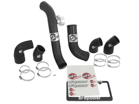 aFe 46-20254-B BladeRunner Intercooler Tubes Black Hot/Cold Side for 15-16 Ford Mustang EcoBoost I4-2.3L (t)