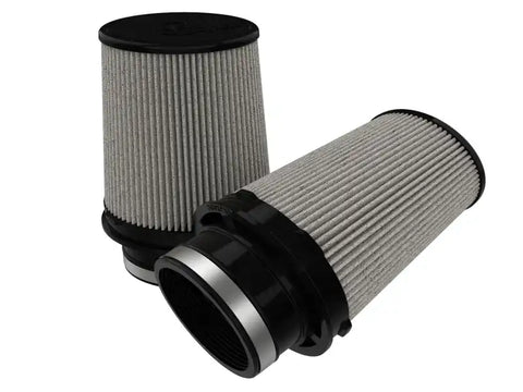 aFe 21-90111-MA Black Series Replacement Filter w/ Pro DRY S Media 4.5x3IN Fx6x5IN Bx5x3-.75 Tx7IN H - (Pair)