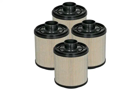 aFe 44-FF014E-MB Pro GUARD D2 Fuel Filter 11-17 Ford Diesel Trucks V8 6.7L (td) (4 Pack)