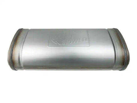 aFe 49M00055 MACH Force-Xp 409 SS Muffler 3in Dual Inlet/Dual Outlet 5in H x 8in W 18in L - Oval Body