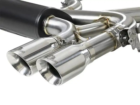 aFe 49-36341-P MACH Force-Xp 3.5in 304 SS Cat-Back w/Polished Tips 15-18 BMW X5 M (F85)/X6 (F86) V8-4.4L S63
