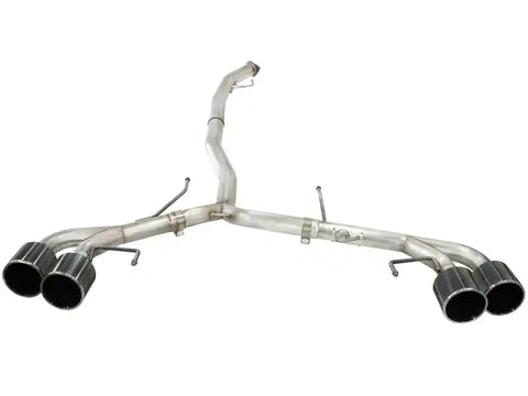 aFe 49-36108-C Takeda 3in SS Exhaust Cat-Back 09-14 Nissan GTR V6 3.8L Carbon Fiber Tips