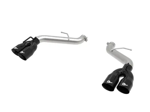 aFe 49-44119NM-B POWER MACH Force-Xp 3in Axle-Back Exhaust 16-20 Chevrolet Camaro SS V8 6.2L w/o Mufflers - Black