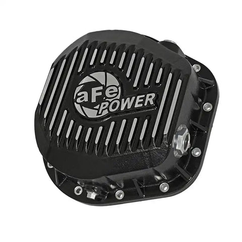 aFe 46-70022 Power Cover Diff Rear Machined COV R Ford Diesel Trucks 86-11 V8-6.4/6.7L (td)