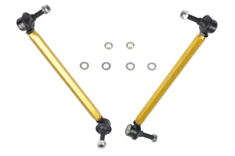Whiteline 05+ BMW 1 Series/3/05-10/11 3 Series Front Swaybar - Link Assembly  H/Duty Adj Steel Bal
