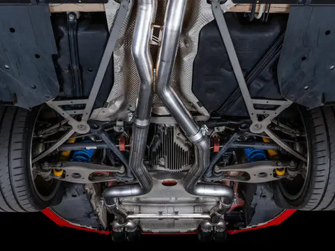 AWE Tuning BMW F8X M3/M4  Track Edition Catback Exhaust - Chrome Silver Tips