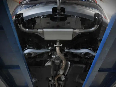aFe 49-37021-P Takeda 17-21 Mazda CX-5 2.5L (t) 2.5in. SS Axle-Back Exhaust System w/Polished Tips