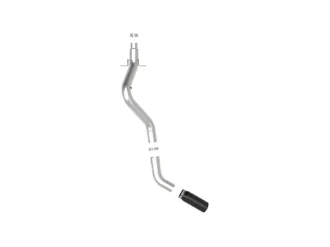 aFe 49-44125-B Large Bore-HD 5 IN 409 SS DPF-Back Exhaust System w/Black Tip 20-21 GM Truck V8-6.6L