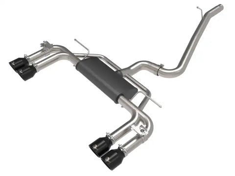 aFe 49-36442-B MACHForce XP 3in-2.5in 304SS Exhaust Cat-Back 15-20 Audi S3 L4-2.0L (t) - Black Tips