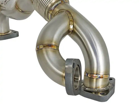 aFe 48-33016-PK Twisted Steel Power Package Up-Pipes / Manifold 08-10 Ford Diesel Trucks V8 6.4L (td)