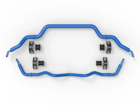 aFe 440-711001-L 16-21 Infiniti Q50/Q60 3.0L (tt) Front and Rear Sway Bar Set Blue