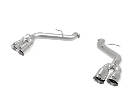 aFe 49-44119NM-P POWER MACH Force-Xp 3in Axle-Back Exhaust 16-20 Chevy Camaro SS V8 6.2L w/o Mufflers - Polished