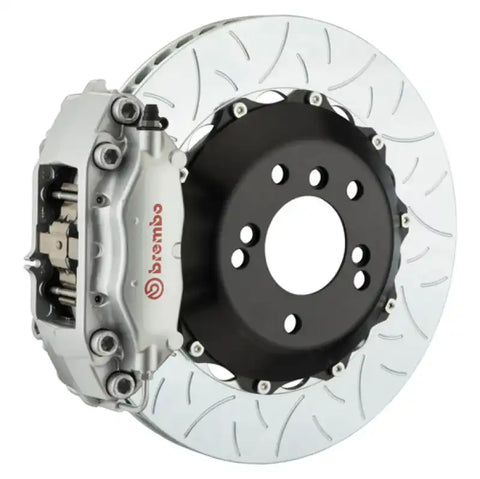 Brembo 89-98 Skyline GTR Rear GT BBK 4 Piston Cast 2pc 345x28 2pc Rotor Slotted Type3-Silver
