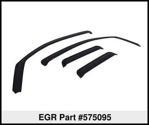 EGR 07-12 Toyota Tundra Dbl Cab In-Channel Window Visors - Set of 4 Matte