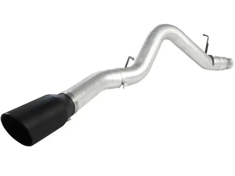 aFe 49-04041-B Atlas Exhaust 5in DPF-Back Al Steel 11-13 GM Diesel Trucks V8-6.6L (td) LML (Blk Tip)