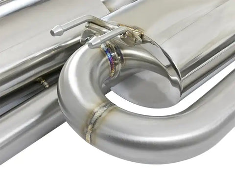 aFe 49-36618-L Takeda 3in 304 SS Cat-Back Exhaust System w/ Blue Tips 2017 Honda Civic Si I4 1.5L (t)