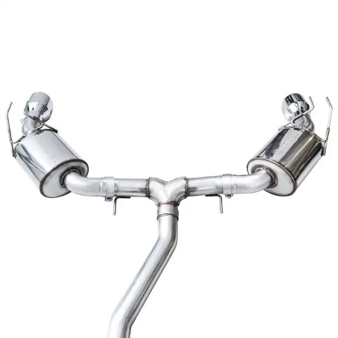 AWE Tuning 2022+ Honda Civic Si FE1 FWD Touring Edition Catback Exhaust - Dual Chrome Silver Tips