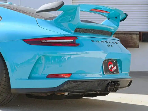 aFe 49-36450-C 14-16 Porsche 911 GT3 991.1 H6 3.8L MACH Force-Xp 304 SS Cat-Back Exhaust System w/ Carbon Tips
