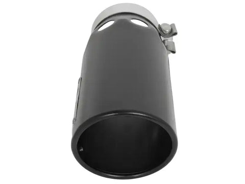 aFe 49T40501-B121 Power Intercooled Tip Stainless Steel - Black 4in In x 5in Out 12in L Bolt-On