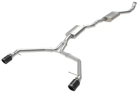 aFe 49-36438-C MACH Force-Xp 13-16 Audi Allroad L4 SS Cat-Back Exhaust w/ Carbon Tips