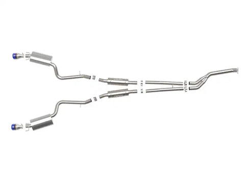 aFe 49-36059-L POWER Takeda 16-17 Lexus IS200t L4-2.0L (t) 2.5in-3in 304 SS CB Exhaust w/ Blue Tip