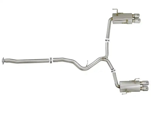 aFe 49-36801-P Takeda 3in SS Exhaust Cat-Back 15-16 Subaru WRX/STI 2.0L/2.5L Polished Tips