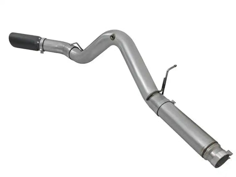 aFe 49-44081-B LARGE Bore HD 5in Exhausts DPF-Back SS w/ Black Tips 16-17 GM Diesel Truck V8-6.6L (td) LML/L5P