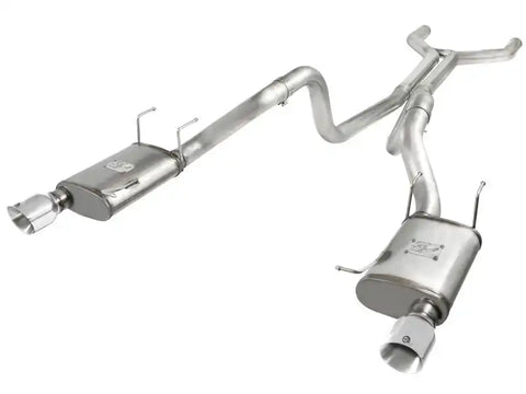 aFe 49-43049-P MACHForce XP Cat-Back Exhaust 3in SS w/ Polished Tips 11-14 Ford Mustang GT V8 5.0L