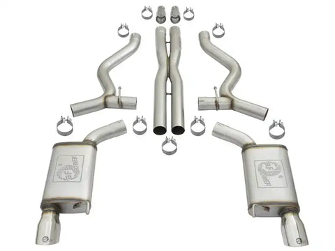aFe 49-36442-P MACHForce XP 3in-2.5in 304SS Exhaust Cat-Back 15-20 Audi S3 L4-2.0L (t) - Polished Tips