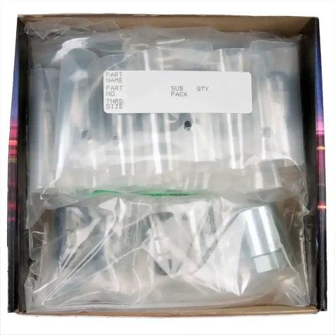 McGard 5 Lug Hex Install Kit w/Locks (Cone Seat Nut / Bulge) M12X1.5 3/4 1.45in. L - Black
