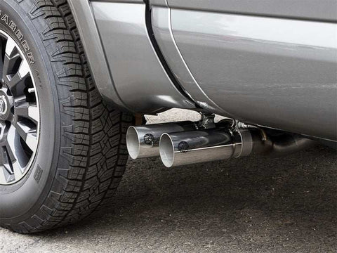 aFe 49-46126-P POWER Rebel Series 2-1/2in 409 SS Cat Back Exhaust w/ Polished Tips 16-17 Nissan Titan V8 5.6L
