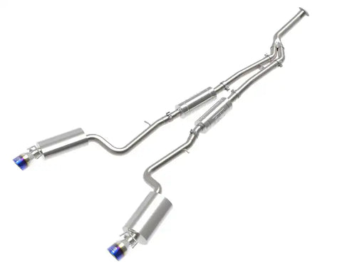 aFe 49-36059-L POWER Takeda 16-17 Lexus IS200t L4-2.0L (t) 2.5in-3in 304 SS CB Exhaust w/ Blue Tip