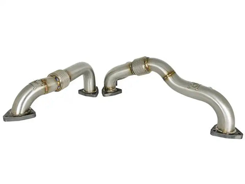 aFe 48-33016-PK Twisted Steel Power Package Up-Pipes / Manifold 08-10 Ford Diesel Trucks V8 6.4L (td)