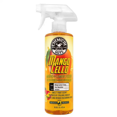 Chemical Guys Mangocello Mango Lemon Fusion Air Freshener & Odor Eliminator - 16oz - Case of 6