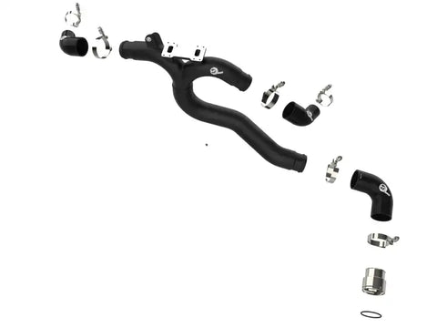 aFe 46-20508-B Kia Stinger 18-22 V6-3.3L (tt) BladeRunner Hot Charge Pipe- Black
