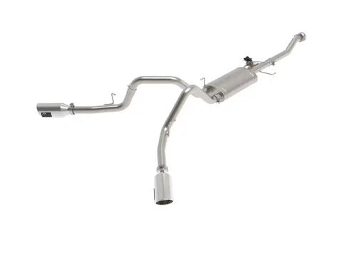 aFe 49-33129-P Gemini XV 3in 304 SS Cat-Back Exhaust 2021 Ford F-150 V6 2.7L/3.5L (tt)/V8 5.0L w/ Polished Tips