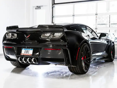 AWE Tuning 14-19 Chevy Corvette C7 Z06/ZR1 (w/o AFM) Touring Edition Axle-Back Exhaust w/Chrome Tips