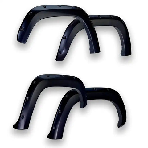EGR 16+ Toyota Tacoma w/Mudflap Bolt-On Look Color Match Fender Flares - Set Black
