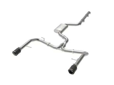 aFe 49-36432-C 19-21 VW Jetta GLI L4-2.0L (t) MACH Force-Xp 3in to 2-1/2in SS Cat-Back Exhaust System Carbon