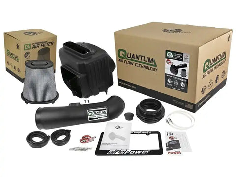 aFe 53-10007D Quantum Pro DRY S Cold Air Intake System 17-18 GM/Chevy Duramax V8-6.6L L5P -
