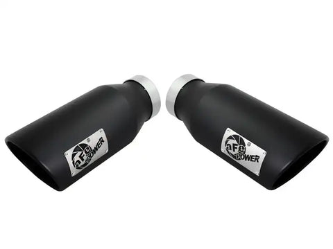 aFe 49T40606-B15 Diesel Exhaust Tip Bolt On Black 4in Inlex x 6in Outlet 15in