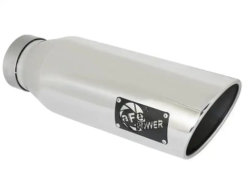 aFe 49T40601-P18 MACH Force-XP 409 SS Exhaust Tip 4in In x 6in Out 18in L Bolt-On Right